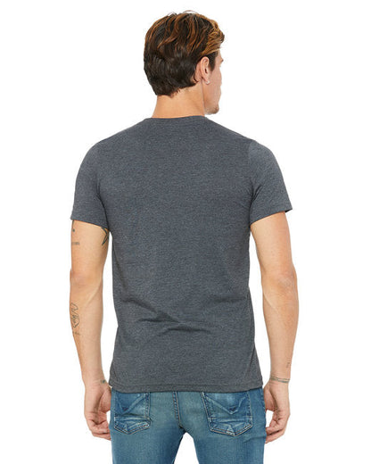 Bella + Canvas Heather CVC T-Shirt UNISEX - Dark Grey Heather (BC3001CVC)