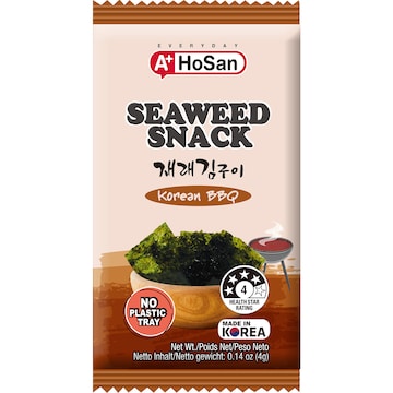 A+ Ho San Seaweed Snack Korean Bbq 4g