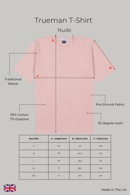 Trueman Regular Fit T-Shirt - Nude