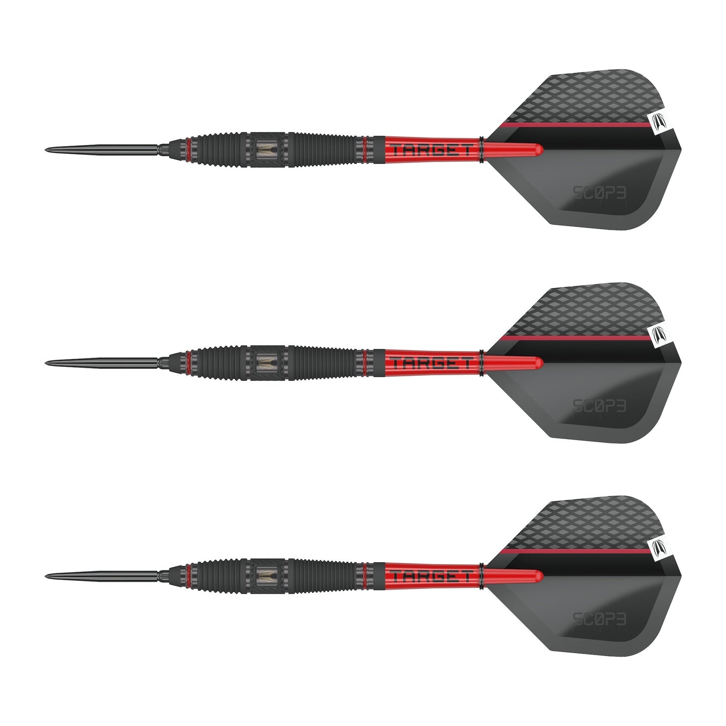 TARGET - Scope SP03 Swiss Point Steel Tip Darts - 90% Tungsten - 23g