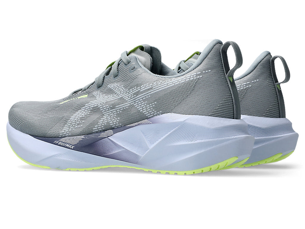 Asics Womens Novablast 5- Gravel/Blue Fade (1012B765-020)