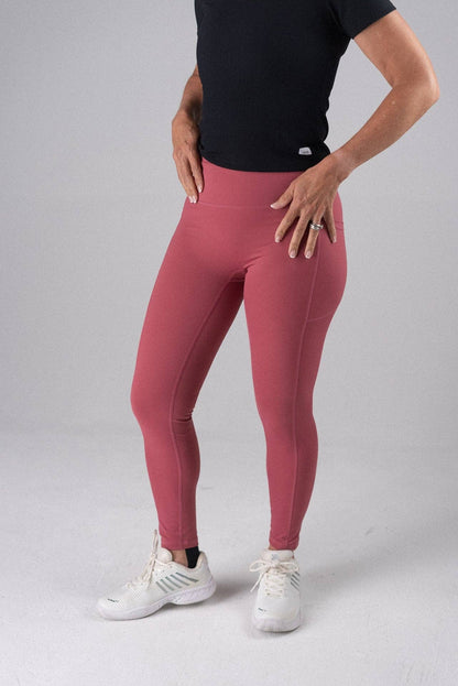 Alyth Active Luminous ULTRA gravity soft stay leggings 25" - Pink Rouge - WOMEN