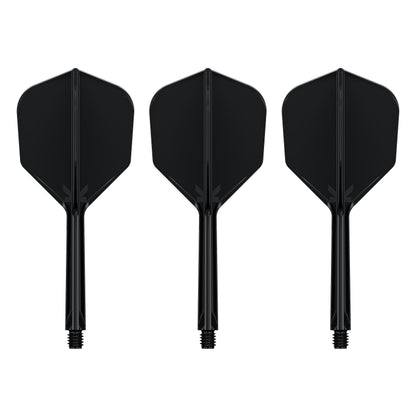TARGET - K-FLEX All-In-One Moulded Flights NO6 Size - BLACK