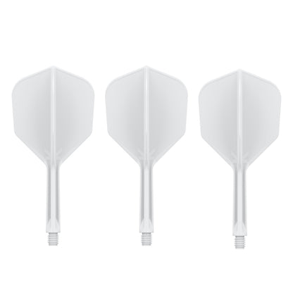 TARGET - K-FLEX All-In-One Moulded Flights NO6 Size - WHITE