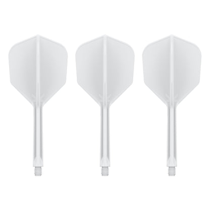 TARGET - K-FLEX All-In-One Moulded Flights NO6 Size - WHITE