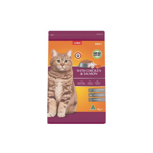 Adult Dry Cat Food With Chicken & Salmon