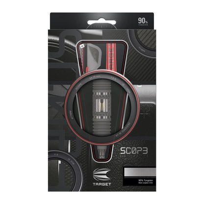 TARGET - Scope SP02 Swiss Point Steel Tip Darts - 90% Tungsten - 25g