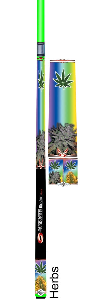 Formula Sports - Illusion 2pce Fibreglass Composite Cue - 57"