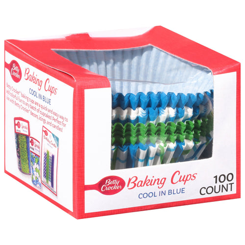 Betty Crocker Cool In Blue Liners - 100 CT 4 Pack