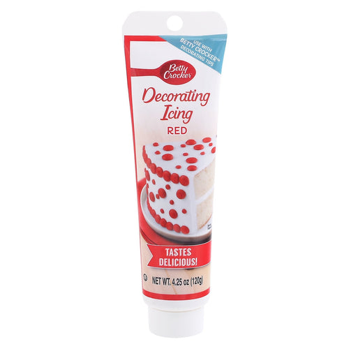 Betty Crocker Icing Red - 4.25 OZ 6 Pack