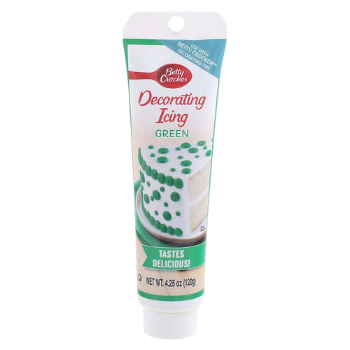 Betty Crocker Icing Green - 4.25 OZ 6 Pack