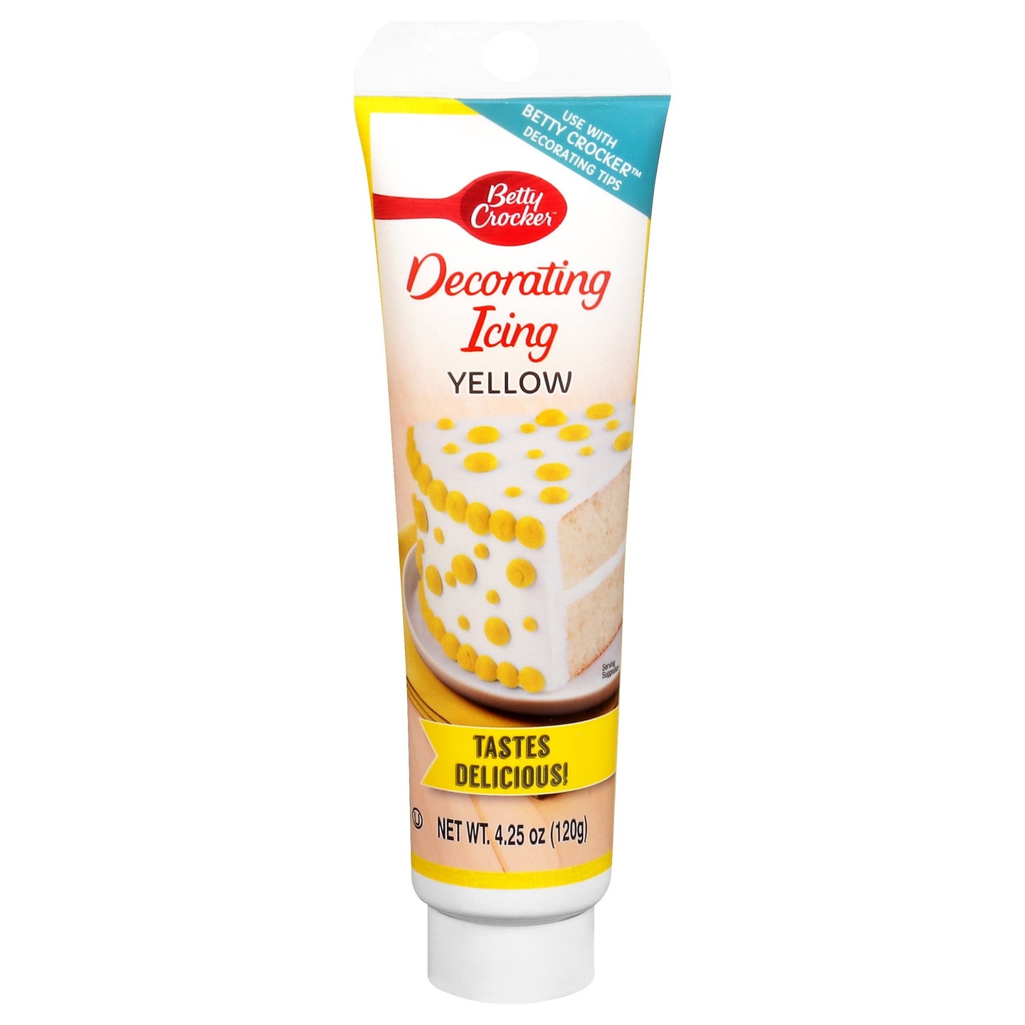 Betty Crocker Icing Yellow - 4.25 OZ 6 Pack