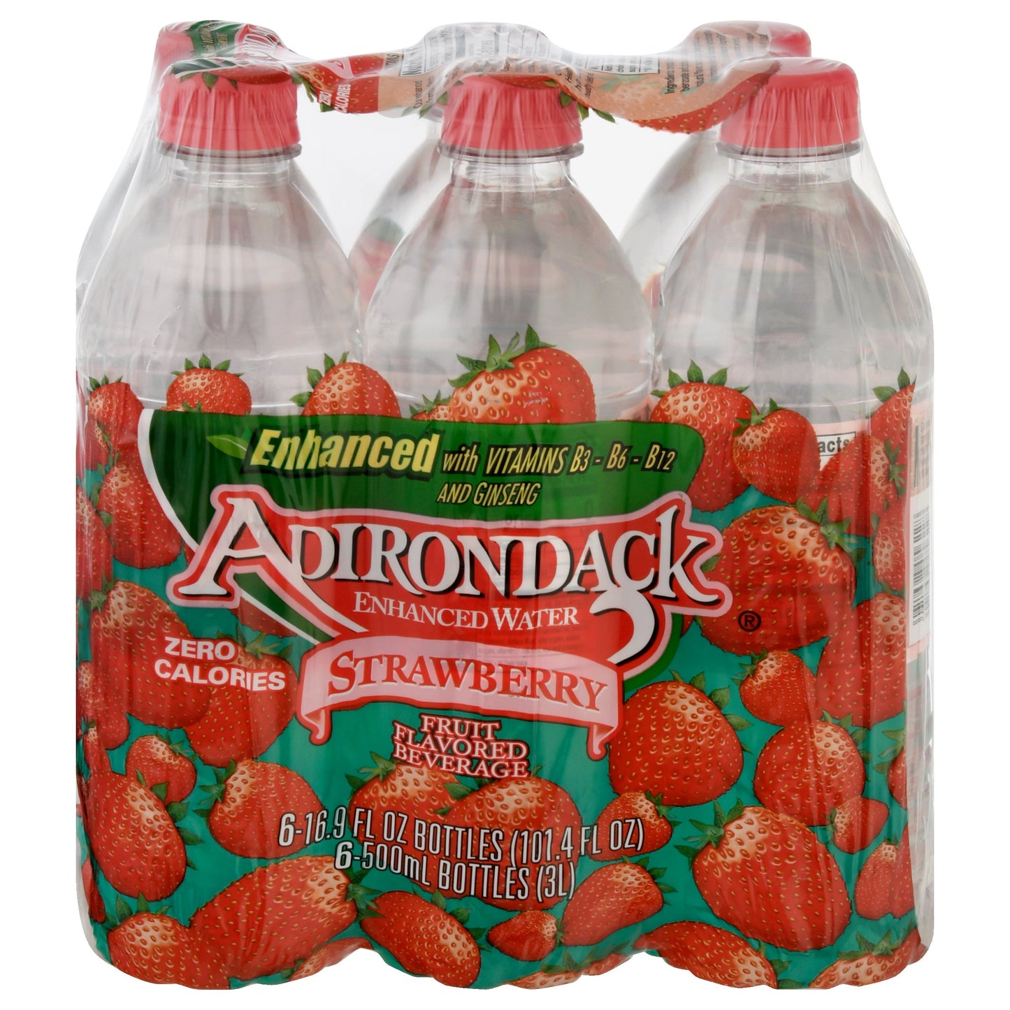 Adirondack Strawberry Enhanced Water 6 ea - 101.4 FZ 4 Pack