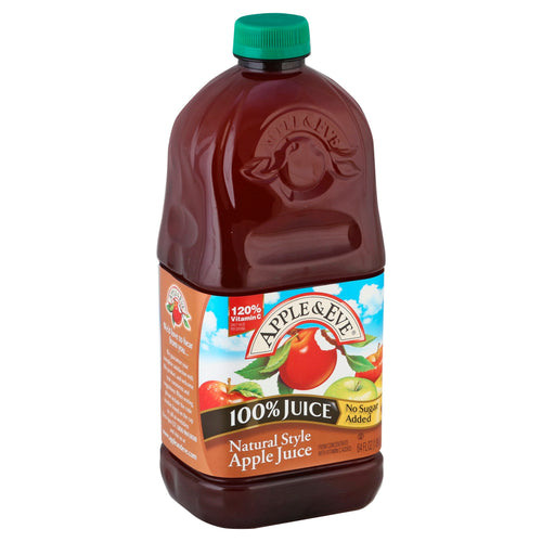 Apple & Eve Juice No Sugar Added Natural Style Apple - 64 FZ 8 Pack
