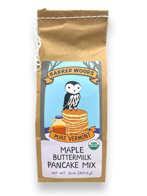 Barred Woods Maple Barred Woods Organic Maple Buttermilk Pancake Mix - 1 LB 12 Pack
