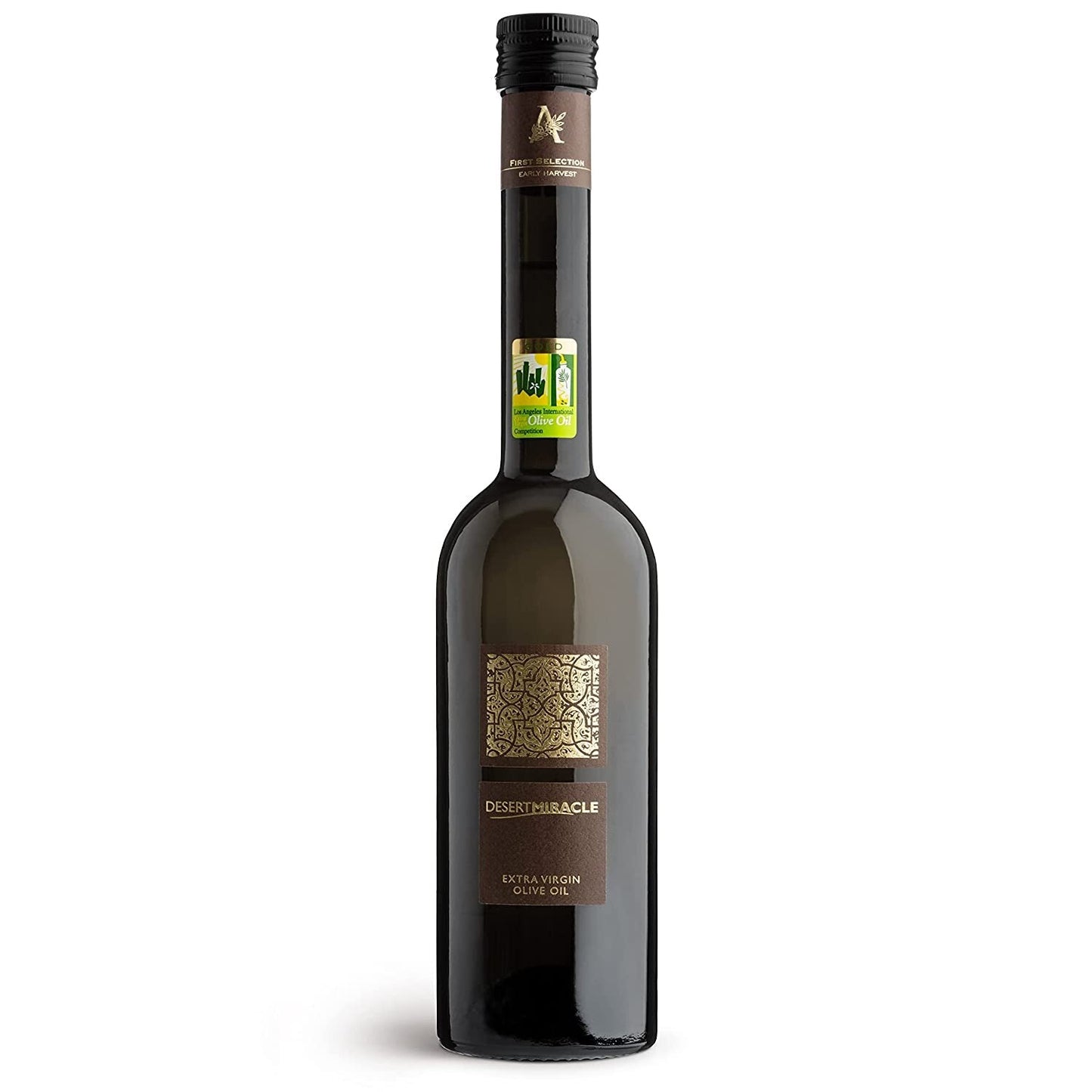 Atlas Olive Oils Usa Inc DeSeRT MIRACLe Organic extra Virgin Olive Oil Glass bottle 250ML - 8.5 OZ 6 Pack
