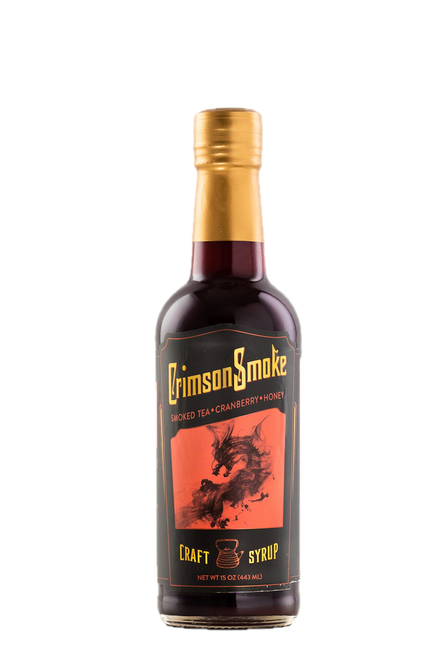Absinthias Bottled Spirits Craft Syrup Crimson Smoke - 15 FL OZ 12 Pack