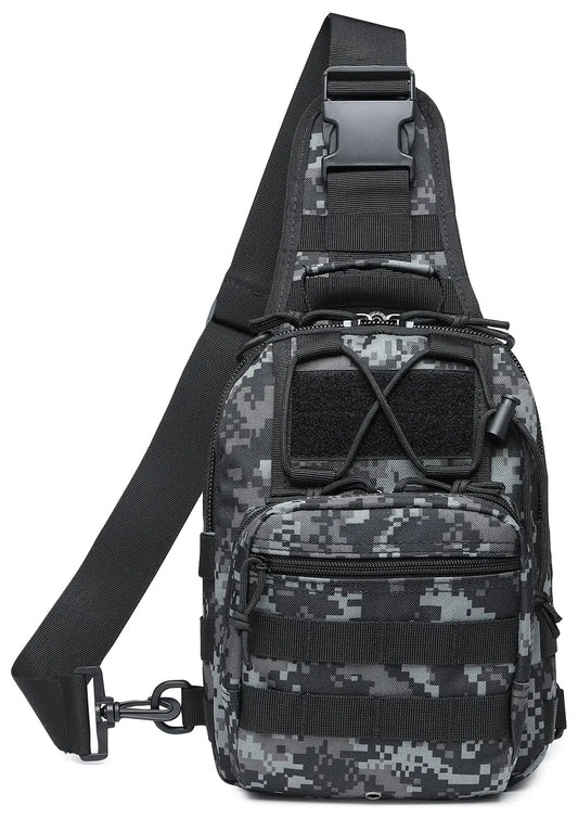 ATBP Small Tactical Sling Backpack Bag for Men Military Shoulder Bag Pack EDC Crossbody Bag for Hiking 7 Liters