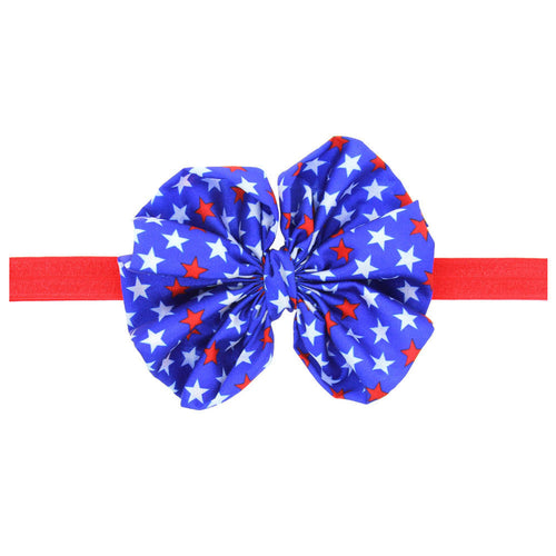 DDNFO Infant baby 4th of July Headbands Flag Day Headband Bowknot Baby Headband for baby.(F95-Type A)