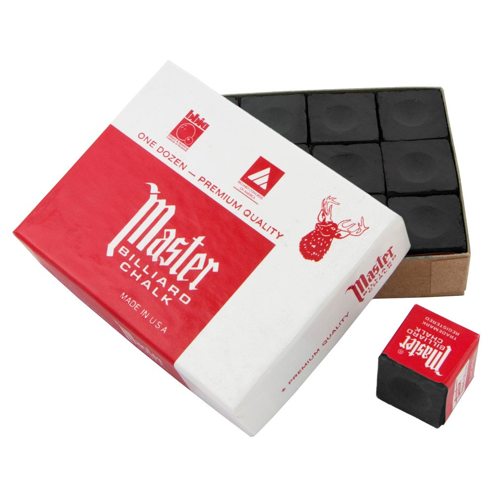 MASTER - Billard Chalk - 12 Pack