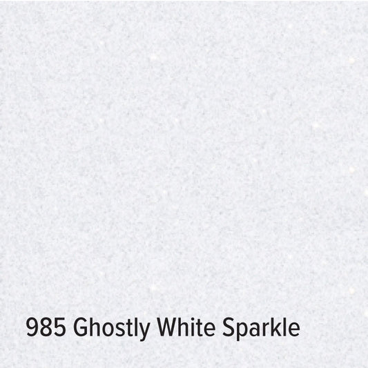 985 Ghostly White Sparkling Glitter Adhesive Vinyl | Oracal 851