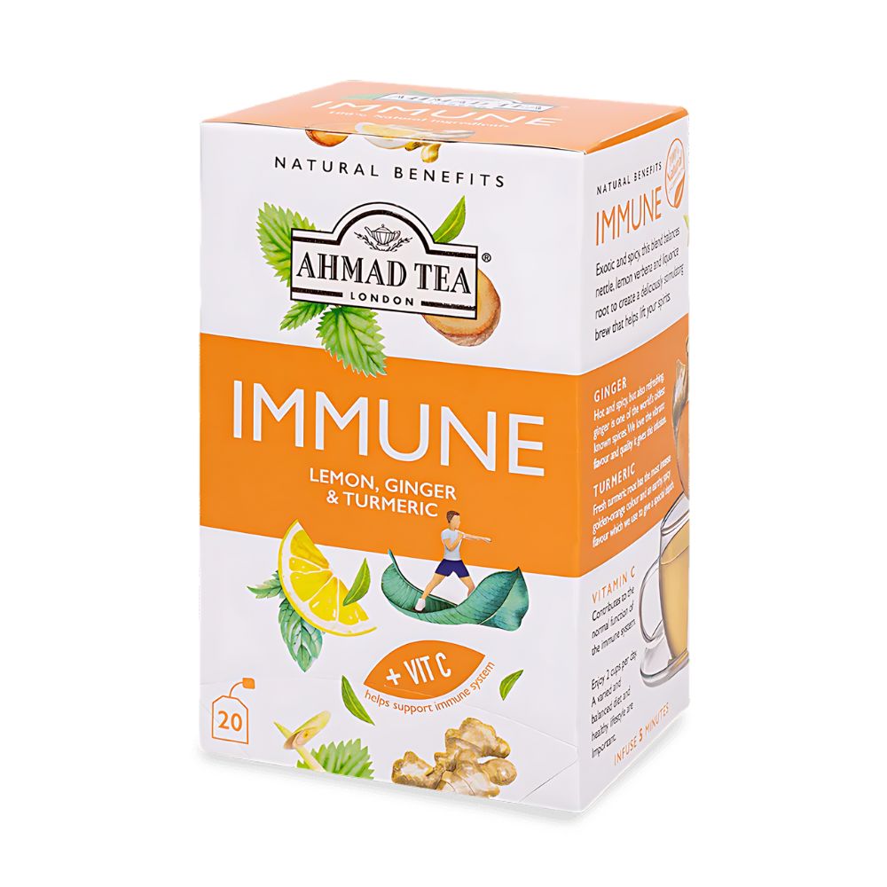 Ahmad Immune Herbal Infusion 20 foil wrapped tea bags