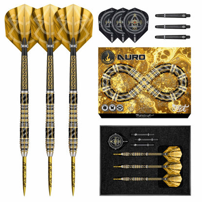 SHOT - 23g - Alchemy Auro - 95% Tungsten - Steel Tip Darts