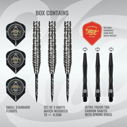 SHOT - 24g - Alchemy Runstel - 90% Tungsten - Steel Tip Darts