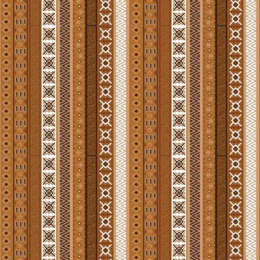 African Pattern - Brown #7 (Sublimation Transfer)