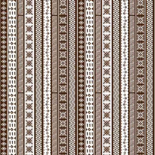African Pattern - Brown #14 (Sublimation Transfer)