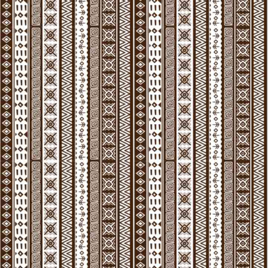 African Pattern - Brown #14 (Sublimation Transfer)