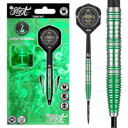 SHOT - 24g - Alchemy Mythril - 90% Tungsten - Steel Tip Darts