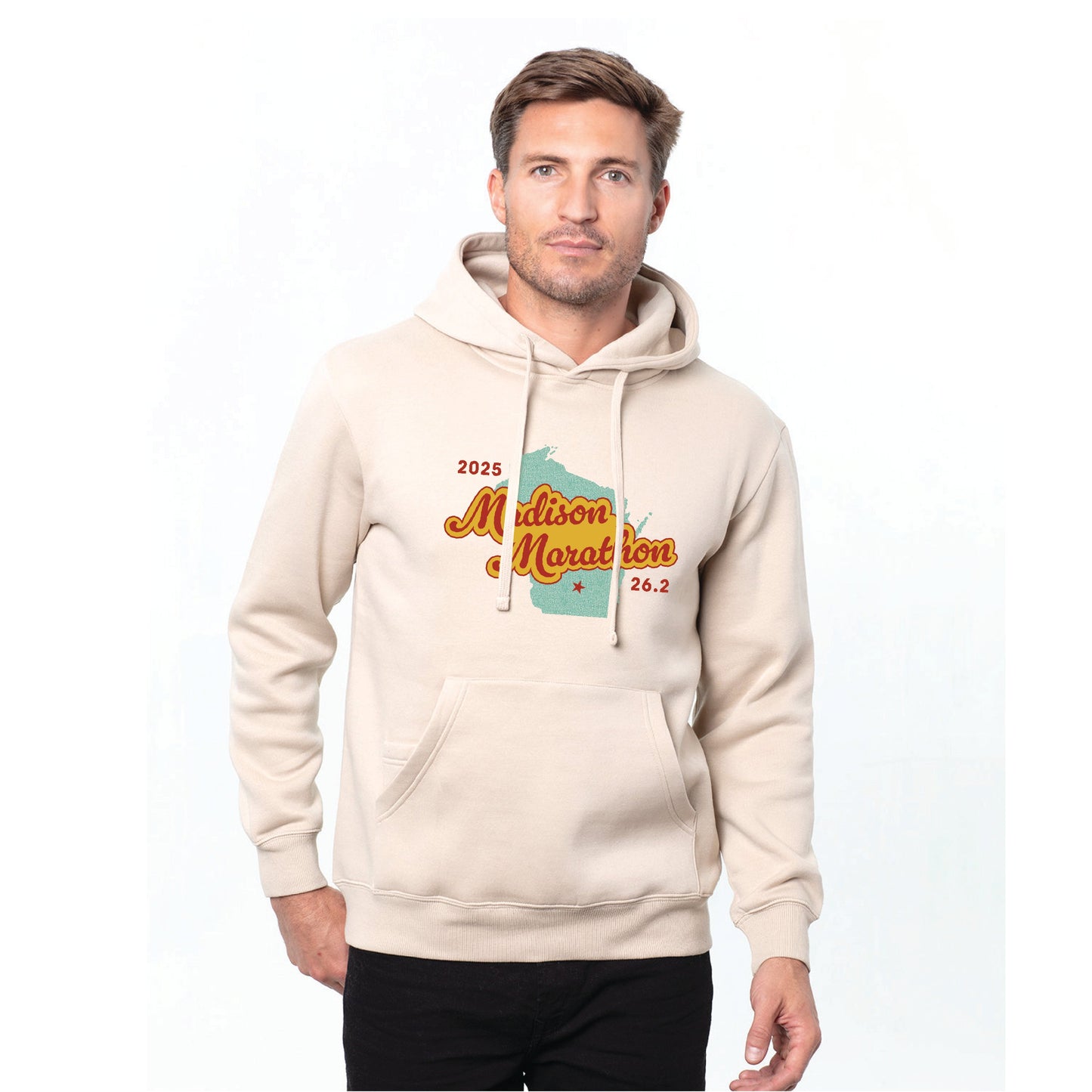 2025 Madison Marathon - Unisex Fleece Pullover Hooded Sweatshirt (PC78H)