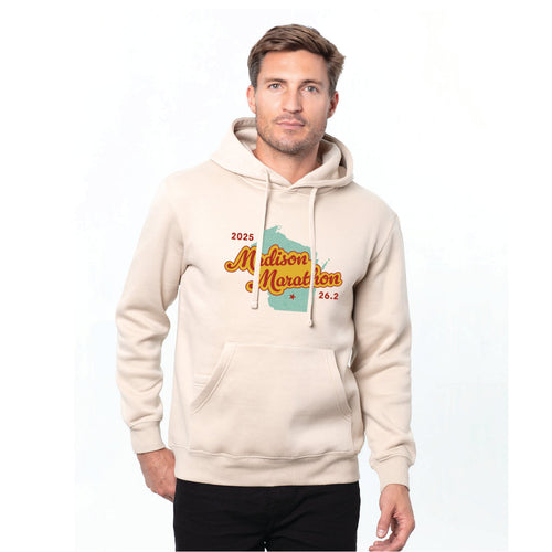 2025 Madison Marathon - Unisex Fleece Pullover Hooded Sweatshirt (PC78H)