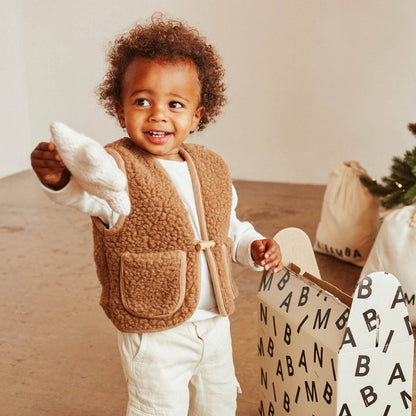 BINIBAMBA Merino Wool Snugglevest - Bruno