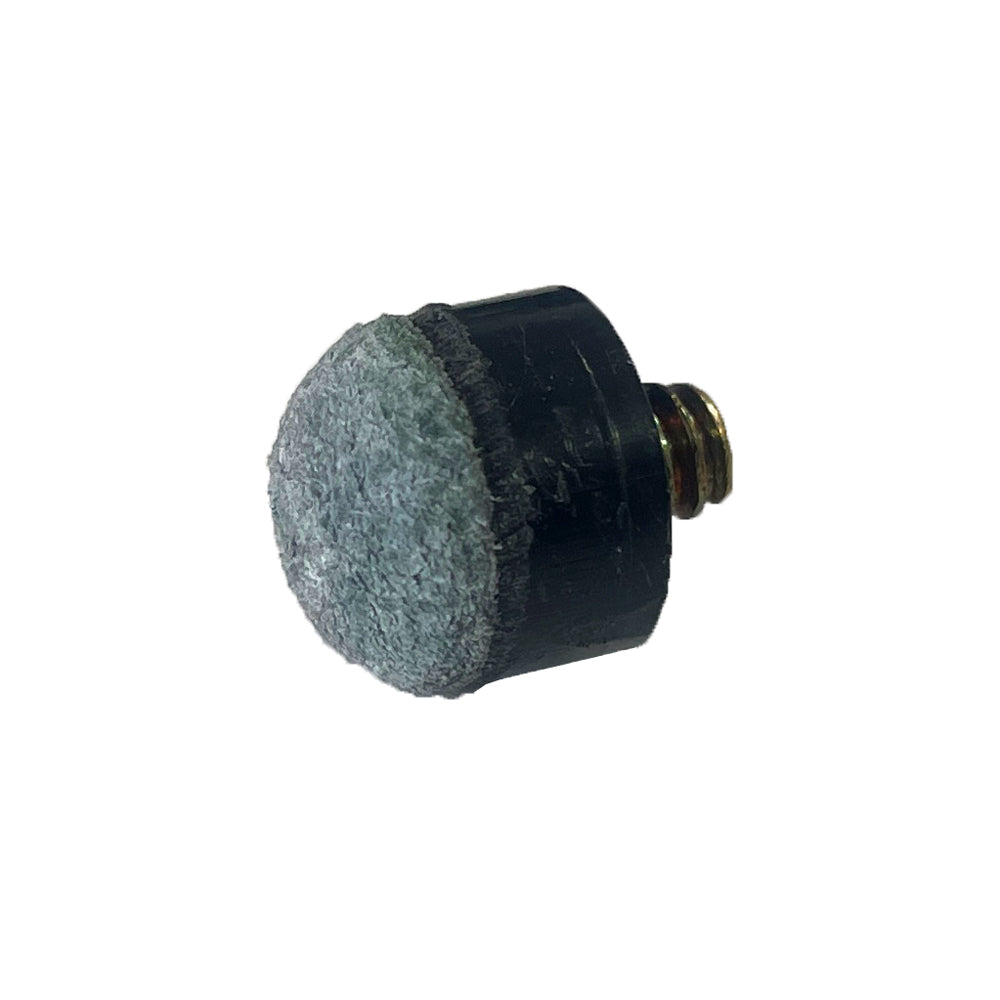 Blue Leather Cue Tip - SCREW IN - 10mm