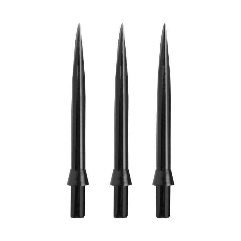 RED DRAGON - Specialist Dart Points - Black 32mm with Black Trident