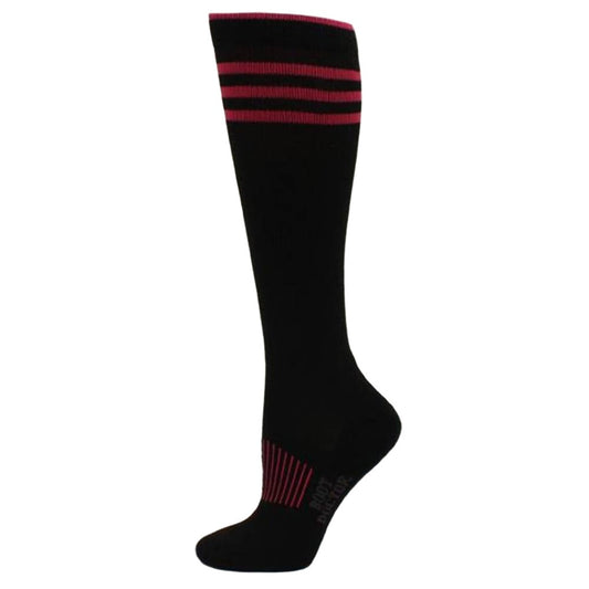 * Boot Doctor Over The Calf Socks - Black/Pink