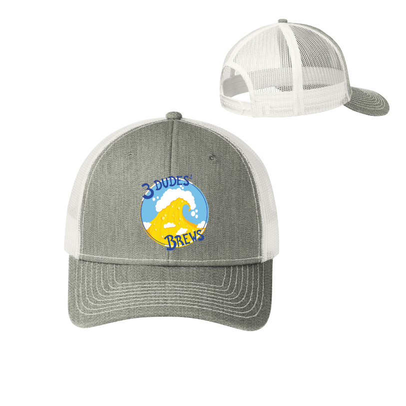 3 Dudes Brews - Snapback Trucker Cap (C112)