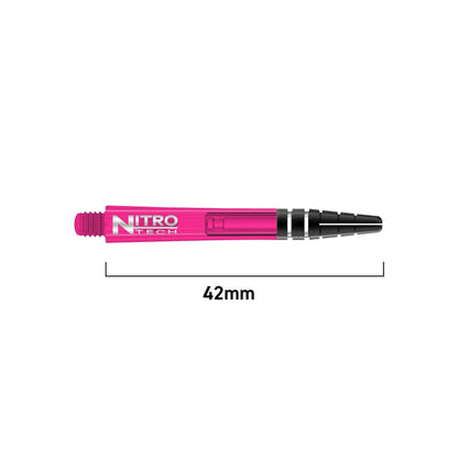 RED DRAGON - Nitrotech Composite Dart Shafts - 42mm Medium Pink