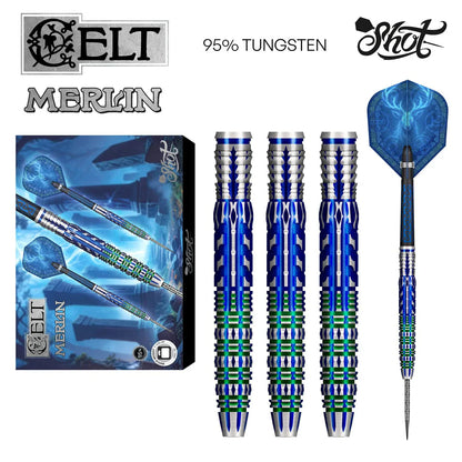 SHOT - Celt MERLIN Dart Set - 95% Tungsten - 25g