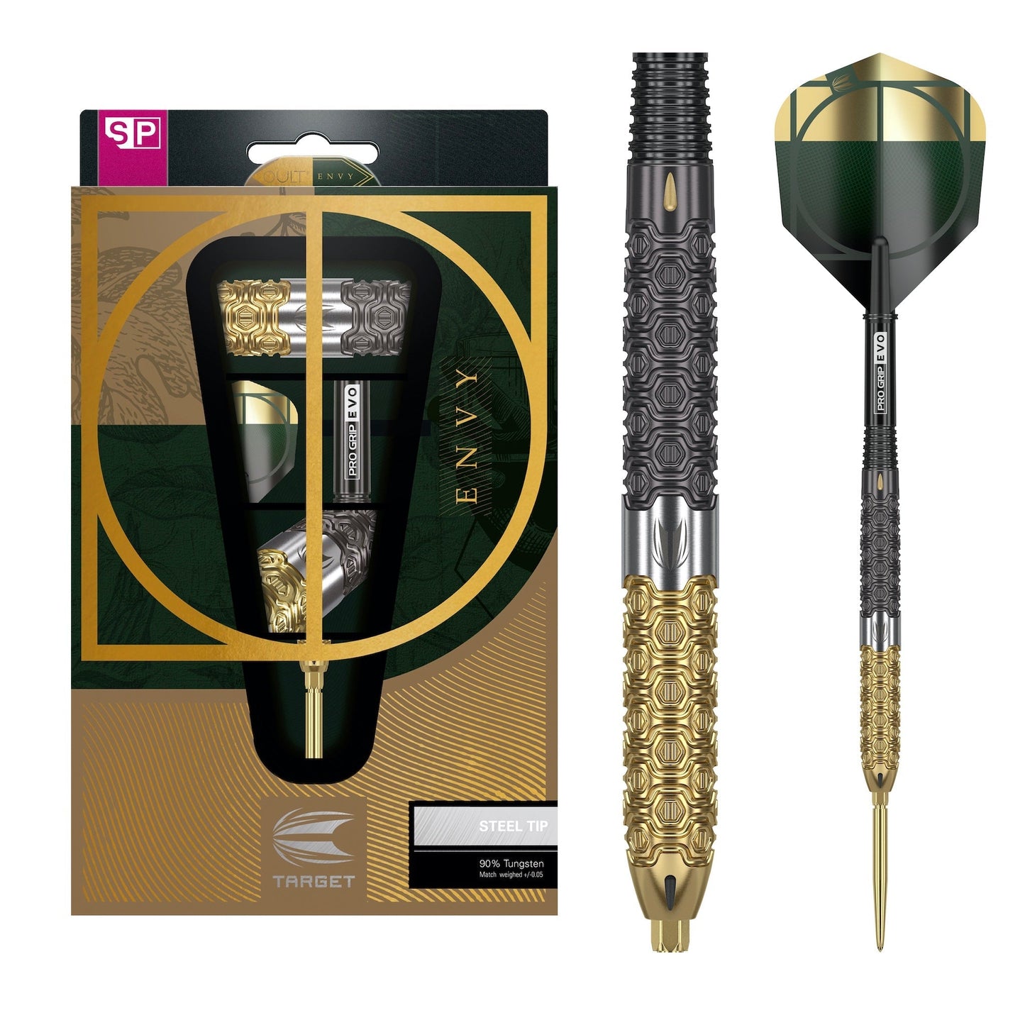 TARGET - Cult Envy SP03 Steel Tip Darts - 90% Tungsten - 24g