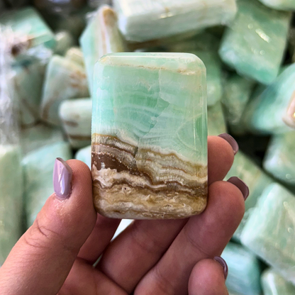 Caribbean Calcite Pillow Stone