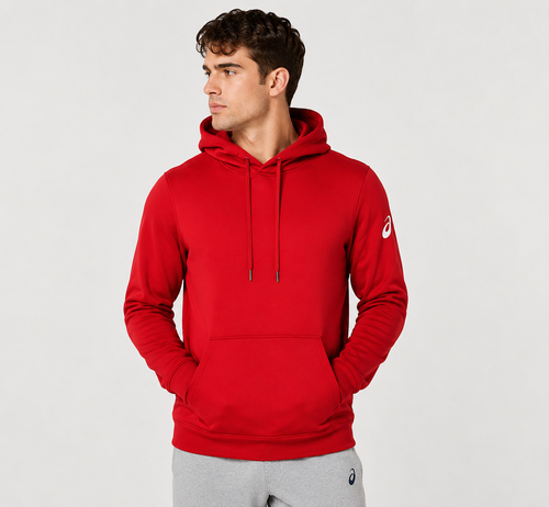 ASICS Men's French Terry Pullover Hoodie Red (2031A617-024)