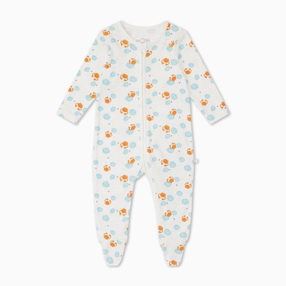 Crab & Shell Clever Zip Sleepsuit