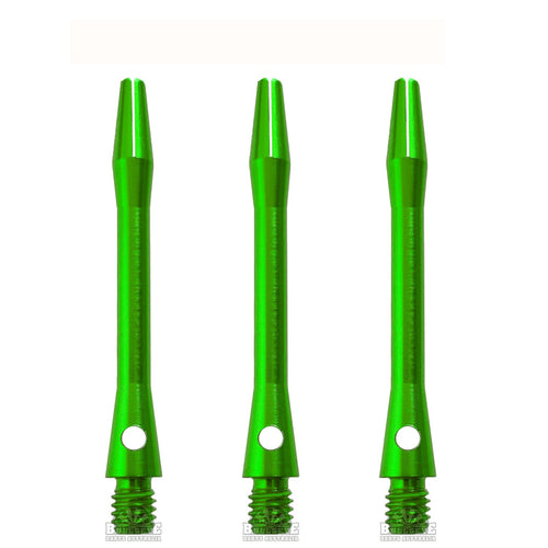 DESIGNA - Aluminium Dart Shafts - TWEENIE GREEN 41mm
