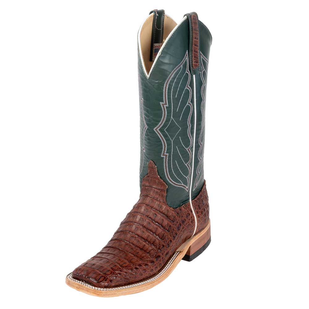 Anderson Bean Women's Rust Hornback Caiman Boot - Teskey's Exclusive
