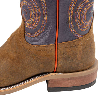 Anderson Bean Men's Camel Waxy Kudu Western Boot