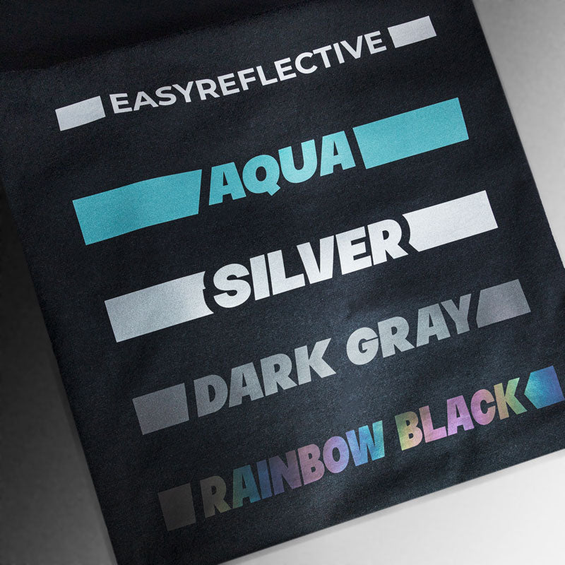 12" Aqua Siser EasyReflective Heat Transfer Vinyl (HTV)