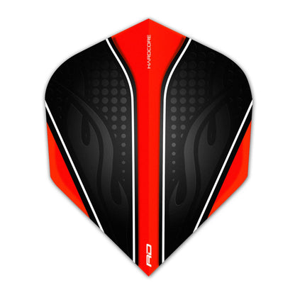 RED DRAGON - Flame Tint Hardcore Radical Flights - Red